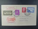 dopis přepravený leteckou zeppelinovou poštou 
