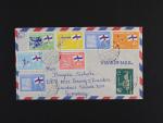 Holandske Antily - let. dopis do Nemecka frank. zn. Mi. c. 74, 152 - 7, pod. raz. ARUBA 21.9.65