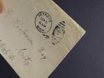 celinová obálka se slepým tiskem zn. 2c Lincoln, použitá 1910, pod. raz. DETROIT SEP. 5.1910, velmi zajímavé
