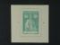 Portugalsko - ZT - esej nevydané zn. z r. 1917 v zelené barvě na kousku papíru bez lepu