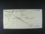 skl. dopis z r. 1842 do Břeclavi s pod. raz. FREIBERG IN MÄHREN + příd. řádkové raz. FRANCO