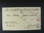 skl. dopis z r. 1849 do Rabensburgu s řádkovým raz. LANDSKRON + červené praporkové raz. FRANCO Vot. C 145