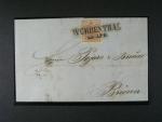 skl. dopis do brna z r. 1852 frank. zn. Fe. č. 4, TD IV, pod. řádkové raz. WÜRBENTHAL 29.APR. + přích. raz.