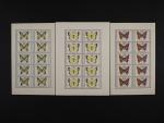 zn. č. PL1526 - 1531 Motýli, TD A,C,A,A,B,A, pěkné stavy
