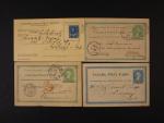 sestava 4 ks celin a celistvostí z let 1875 - 1924, zajímavé