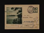 Předběžné - CDV č. 69/90 Kardašova Řečice do Vysokého Mýta, pod. raz. VRBATŮV KOSTELEC 29.12.39 + prezenční raz, navíc s VV rozmazaná barva na levém okraji (stěr), kat. cena 2500 Kč
