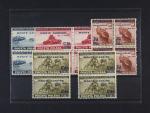 zn. Mi. č. 376 - 8 ve čtyřblocích, zn. č. 379 2x svislá dvoupáska, 320 EUR