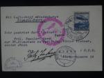 Zeppelinova letecká pošta 1936 - korespondenční lístek 