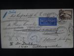 Zeppelinova letecká pošta 1929 - dopis 