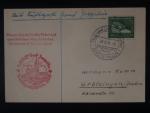 Zeppelinova letecká pošta 1939 - korespondenční lístek