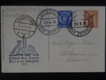 Zeppelinova letecká pošta 1933 - korespondenční lístek 