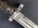 Bodák pro pušku Mauser vz. 1924, značený ČSZ P s přejímací značkou pro Slovenskou armádu 1940, pochva závěs