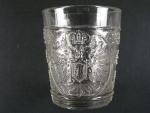 Sklenička Kaiser Jubileum s RU orlicí