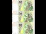 20 Sk 1.9.1993 s. A, nerozstřižené 3ks, Baj. SK 7a, Pi. 20a