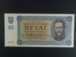 10 Ks 20.7.1943 serie Ďi 29, 1x perf. SPECIMEN, anulát, Ba. 54