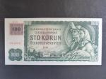 100 Kč 1961 s. G 77 II.vydání, kolek