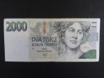2000 Kč 1996 série A 09, Ba. CZ16, Pi.16