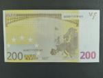 200 Euro 2002 s.N, Rakousko, podpis Willema F. Duisenberga, G011 tiskárna Koninklijke Joh. Enschedé, Holandsko