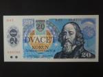 20 Sk/Kčs 1988 s. H 45, kolkovaná, Baj. SK 1, Pi. 15 