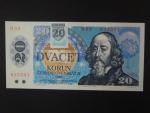 20 Sk/Kčs 1988 s. H 55, kolkovaná, Baj. SK 1, Pi. 15 