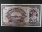 5000 Kč 6.7.1920, s.A, specimen, velmi dobrý stav