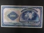 1000 Kč 8.4.1932, serie C, 1x svisle perforace SPECIMEN