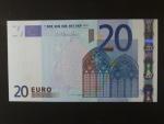 20 Euro 2002 s.D, Estonsko, podpis Mario Draghi, R027 tiskárna Bundesdruckerei, Německo