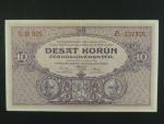 10 Kčs 2.1.1927 série B 025