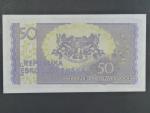 50 Kčs 1945 série JU s posunem číslovače dolů
