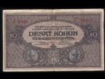 10 Kč 15.4.1919, serie O