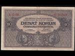 10 Kč 15.4.1919, serie O