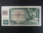 100 Kč 1961 s. G 26 I.vydání, kolek, Baj. CZ 1d, Pi. 1 