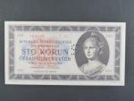 100 Kčs 1945 série C 20 perforace 