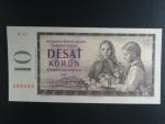 10 Kčs 1960 s. E 42