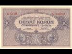 10 Kč 15.4.1919, serie O
