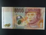 5000 Sk 17.11.2003 serie H 00000000, anulát číslo 0968 s přetiskem VZOR, Baj. SK 14b, Pi. 43s