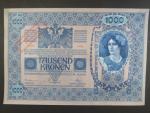 1000 K 2.1.1912 s přetiskem 