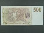 500 Kč 1993 s. A 21, Baj. CZ 7a, Pi. 7
