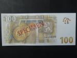 Pamětní tisk z nevydaného oceněného návrhu 100 Kč 2019 od Karla Zemana, série C 00 000000 s přetiskem SPECIMEN k 100.výročí budování české měny, motiv s Rašínem, dárkový obal, náklad série C - 100ks