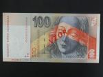 anulát - 100 Sk 5.11.2004 série A 00000000, číslo 00704 s přetiskem VZOR, Ba. SK 8f, Pi. 25s