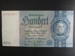 Německo, 100 RM 1935 série J, mírové vydání, podtiskové písmeno E