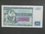1000 Ks 25.5.1934 s přetiskem, série K, 2x perf. SPECIMEN dole