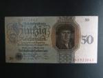 Německo, 50 RM 1924 série D, podtiskové písmeno V, Ba. D5