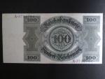 Německo, 100 RM 1924 série A, podtiskové písmeno F, Ba. D7