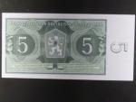 5 Kčs 1964, nevydaná, oboustranná