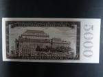 5000 Kčs 1952, návrh, oboustranná