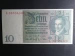 Německo, 10 RM 1929 série L, mírové vydání, podtiskové písmeno K, Ba. D2c
