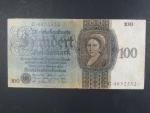 Německo, 100 RM 1924 série C, podtiskové písmeno B, Ba. D7