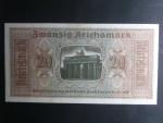 vydání pro obsazené území 1939-45, 20 Reichsmark b.d. série A, Ros. 554