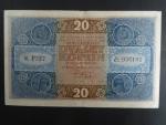 20 Kč 15.4.1919 série P 227, Ba. 10a, Pi. 9a